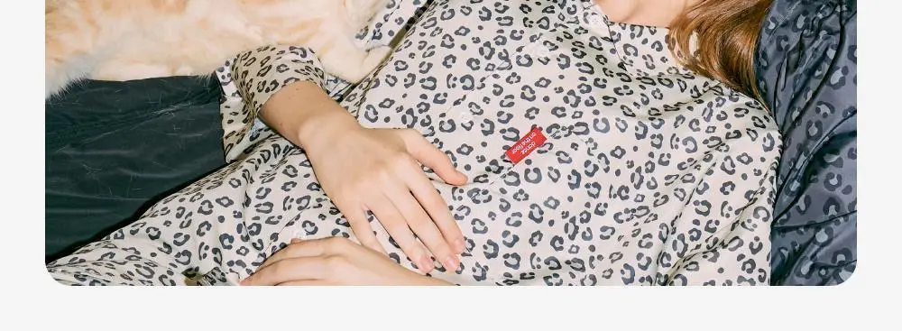 Furless pajamas[Long] - Ivory Leopard 상세페이지 25